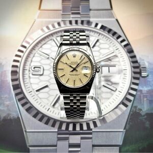 Rolex Datejust 36 Vintage Classic Silver Linen Dial Watch